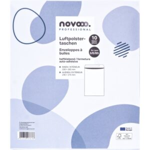 NOVOOO    Luftpolstertasche E-1712149 weiss, 220x265mm      10 Stück