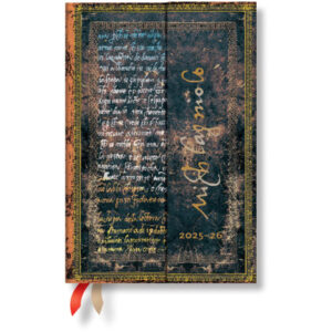 PAPERBLAN Agenda Michelangelo Mini 25/26 DD0530-9  1W/2S 18M DE HOR HC   9.5x14cm