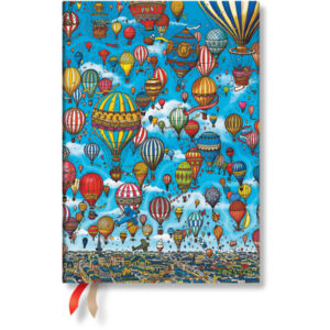 PAPERBLAN Agenda Ballons Midi      25/26 FD0662-7  1T/1S 13M DE SC        13x18cm
