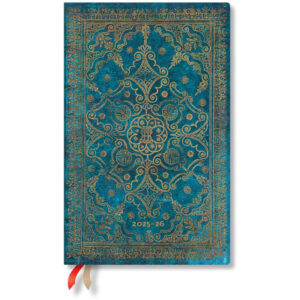 PAPERBLAN Agenda Azurblau Maxi     25/26 FD0668-9  1W/2S 18M DE VER SC  13.5x21cm