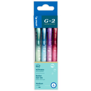 PILOT     Gelschreiber G-2 Bubbles 0.7mm 140.003.5 assortiert             4 Stück