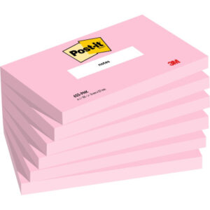 POST-IT   Haftnotizen           127x76mm 655-PNK   Flamingopink       6x100 Blatt