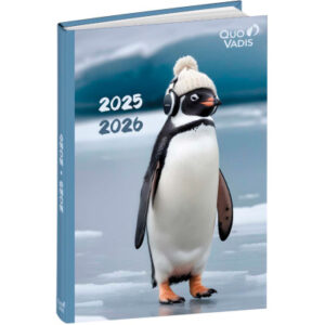 QUO-VADIS Eurotextagenda Pinguin   25/26 1282519Q  1T/1S 12M ML           12x17cm
