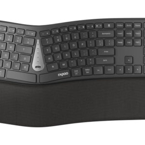 RAPOO     E8810M Ergonomic Keyboard 13125     Wireless, Grey