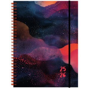 SIMPLEX   Schüleragenda Emotions   25/26 500210.26 1T/1S 12M Dark Sky   12x16.5cm