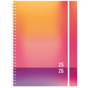 SIMPLEX   Schüleragenda Emotions   25/26 500217.26 1W/2S 17M Sunset ML  12x16.5cm