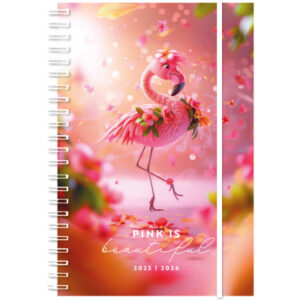 SIMPLEX   Schüleragenda Emotions   25/26 500221.26 1W/2S 17M Flaminga ML 8x12.5cm
