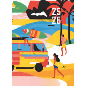 SIMPLEX   Schüleragenda Feelings   25/26 500302.26 1T/1S 12M Beachlife  12x16.5cm