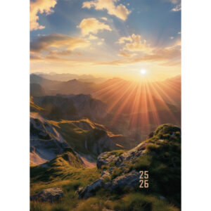 SIMPLEX   Schüleragenda Feelings   25/26 500303.26 1T/1S 12M Mountain   12x16.5cm