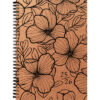 SIMPLEX   Schüleragenda Leather    25/26 500405.26 1W/2S 17M Flowers ML 14.8x21cm