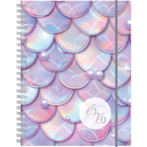 SIMPLEX   Schüleragenda Touch      25/26 500430.26 1W/2S 17M Mermaid ML 12x16.5cm