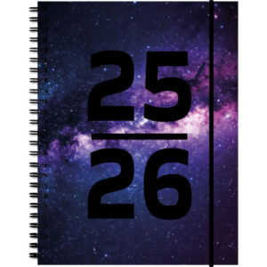 SIMPLEX   Schüleragenda Touch      25/26 500432.26 1W/2S 17M Galaxy ML  12x16.5cm