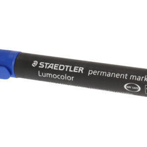 STAEDTLER Perm.  Marker Lumocolor 350 350-3     blau, Keilspitze