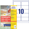 AVERY ZW. Universal-Etiketten   96x508mm L4744REV  weiss              50+15 Blatt – Bild 2