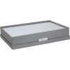 BIGSO BOX Aufbewahrungsbox Sverker 934154141 grau             43.5x31x8.5cm – Bild 3