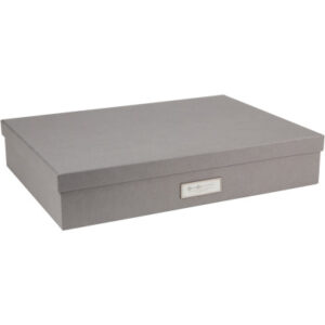 BIGSO BOX Aufbewahrungsbox Sverker 934154141 grau             43.5x31x8.5cm