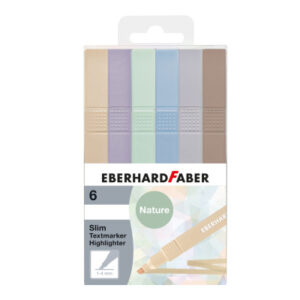 EBERHARD  Textmarker Slim 551505    natural shades         6 Stück