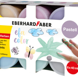 EBERHARD  Fingermalfarben Pastell 578604    6x40ml