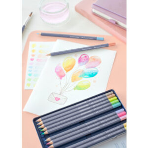 FABER-CA. Goldfaber Aquarellstift 114622    12er Metalletui        Pastell