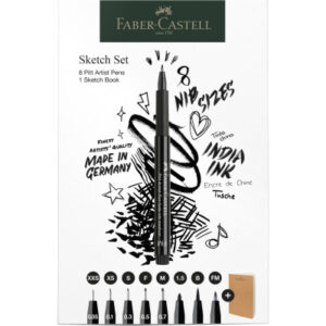 FABER-CA. Pitt Artist Set 267102    Stift und Skizzerbuch