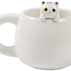I-TOTAL   Tasse Up & Down          300ml XL2525A   White Cat