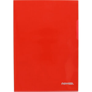 NOVOOO    Pro Sichtmappen 140my       A4 400197668 rot glatt             10 Stück