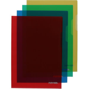 NOVOOO    Pro Sichtmappen 120my       A4 400197704 assortiert genarbt    10 Stück