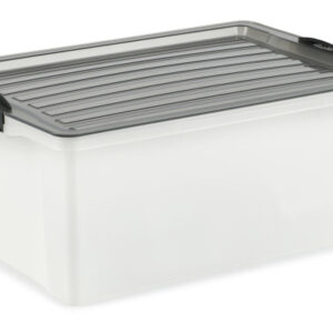 ROTHO     Stapelbox Compact          38l 176770881 anthrazit/transparent