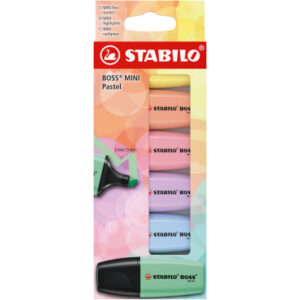 STABILO   Boss mini                2-5mm 07/6-2-01 Etui                   6 Stück
