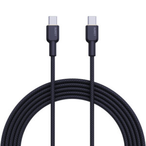 AUKEY     Cable USB-C-to-C KevlarCore CB-NCC1BK Nylon Braided,1.0m,60W, Bl.