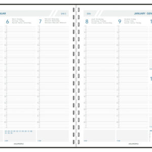 AURORA    Agenda Plan a Week PAW    2026 2700P     1W/2S ML             21.5x27cm