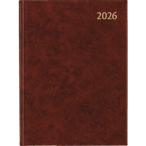 AURORA    Agenda Florence Business  2026 2915R     1W/2S bordeaux ML  17.5x22.5cm