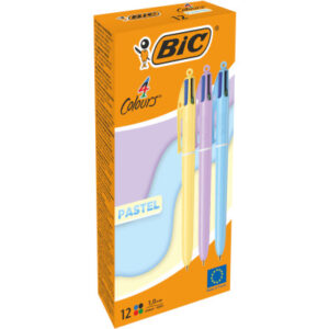 BIC       Kugelschreiber 4 Colours 0.4mm 517320    Pastell assortiert