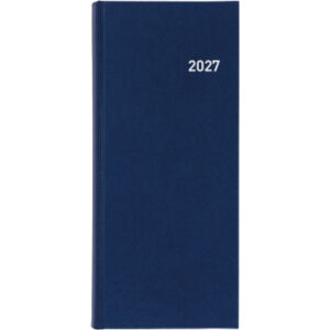 BIELLA    Geschäftsagenda Tower ML  2027 800311050 1T/2S blau ML      13.5x31.5cm