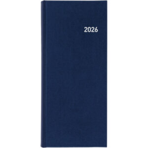 BIELLA    Geschäftsagenda Le Jour   2026 801310050 1T/1S blau ML      13.5x31.5cm