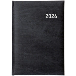 BIELLA    Geschäftsagenda Executive 2026 806510020 1T/1S schwarz ML   14.5x20.5cm