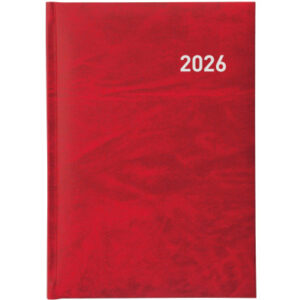 BIELLA    Geschäftsagenda Executive 2026 806510450 1T/1S rot ML       14.5x20.5cm