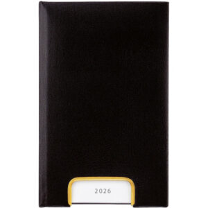 BIELLA    Geschäftsagenda Disponent 2026 807401020 1T/1S schwarz ML     10.1x16cm