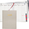 BIELLA    Geschäftsagenda Oraio     2026 809301100 1W/2S beige ML     17.8x23.5cm – Bild 3