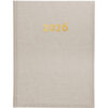 BIELLA    Geschäftsagenda Oraio     2026 809301100 1W/2S beige ML     17.8x23.5cm