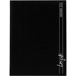 BIELLA    Geschäftsagenda Longatti  2026 812725020 1W/2S schwarz ML     18x24.5cm