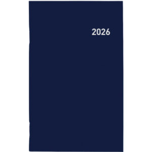 BIELLA    Taschenagenda Pratique    2026 824370050 1W/2S blau ML       8.7x13.6cm
