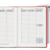 BIELLA    Taschenagenda Rex         2026 825301450 1W/2S rot ML       10.1x14.2cm – Bild 2
