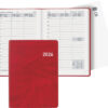 BIELLA    Taschenagenda Rex         2026 825301450 1W/2S rot ML       10.1x14.2cm – Bild 3