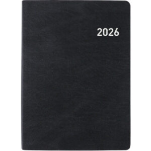 BIELLA    Taschenagenda Memento     2026 825401020 1W/2S schwarz ML   10.1x14.2cm