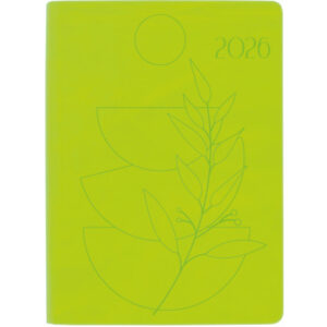 BIELLA    Taschenagenda Memento     2026 825715310 1W/2S hellgrün ML  10.1x14.2cm