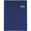 BIELLA    Taschenagenda Rex Wire-O  2026 825773050 1W/2S blau ML      10.1x14.2cm