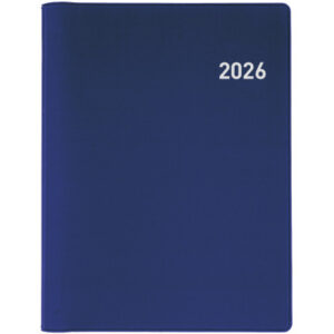 BIELLA    Taschenagenda Rex Wire-O  2026 825773050 1W/2S blau ML      10.1x14.2cm
