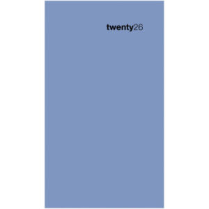 BIELLA    Taschenagenda Colorful    2026 830760050 1W/2S blau ML       8.7x15.3cm