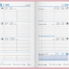 BIELLA    Taschenagenda Colorful    2026 830760400 1W/2S rosa ML       8.7x15.3cm – Bild 2